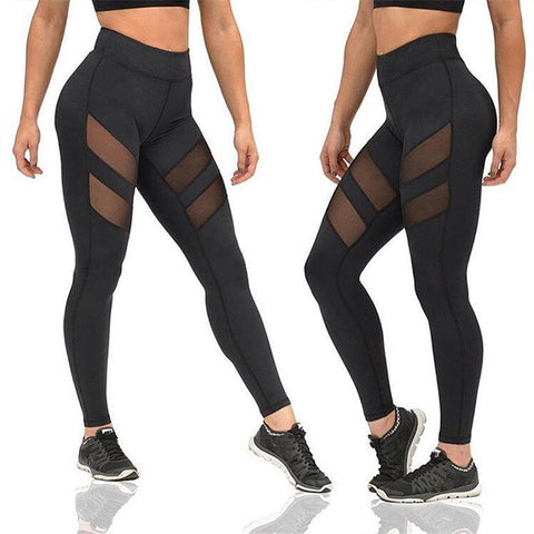 Leggings Running Rayure Cuisse