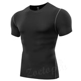 T Shirts Fitness Hommes À Manches Courtes