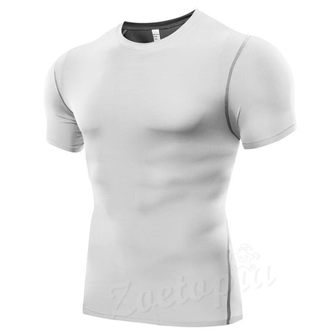 T Shirts Fitness Hommes À Manches Courtes